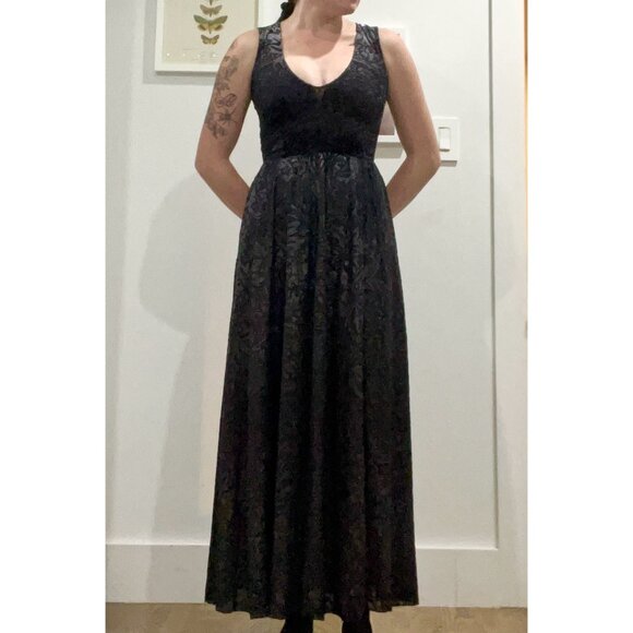 NWOT Blackmilk Burned Velvet Brer Rabbit Maxi Dress - Picture 3 of 7